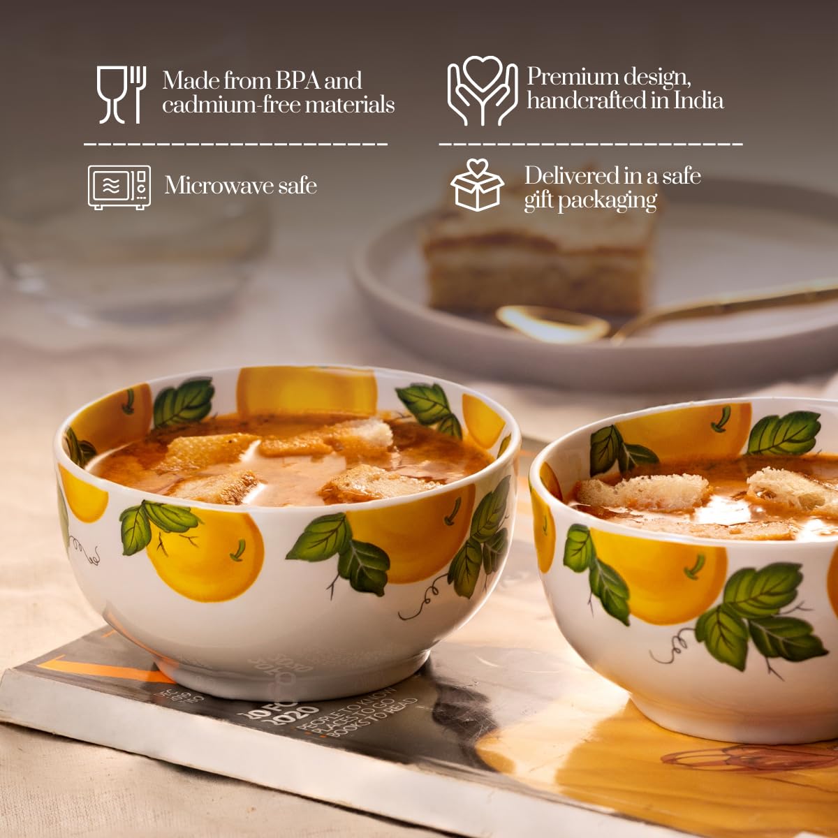 Buy GOLDEN QUEEN'S Bowls Set of 4 | Perfect for Snacks, Dal